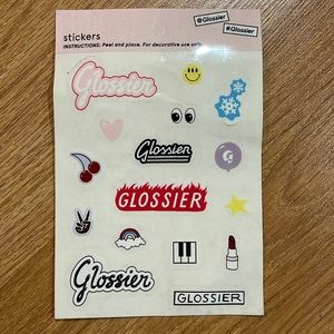 Glossier Stickers Brand New never used